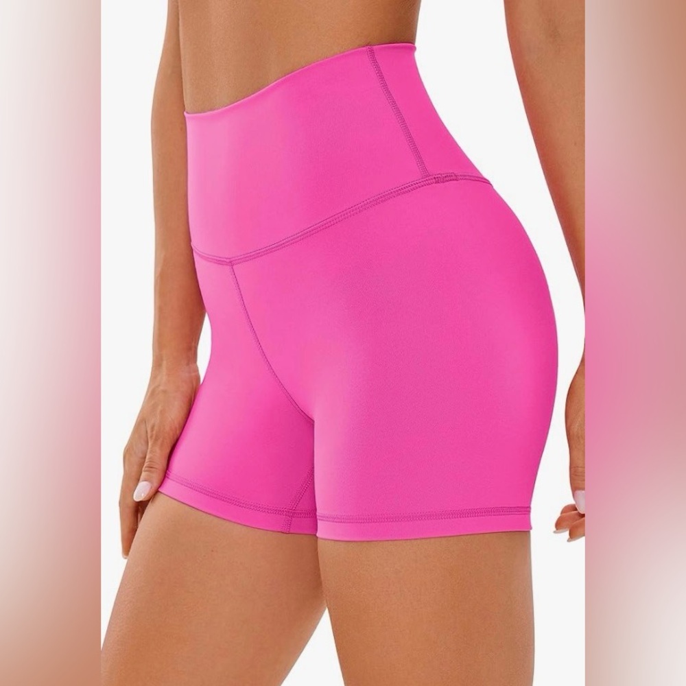 🪷CRZ YOGA - Naked Feeling Biker Shorts - women’s sz M in arctic plum
